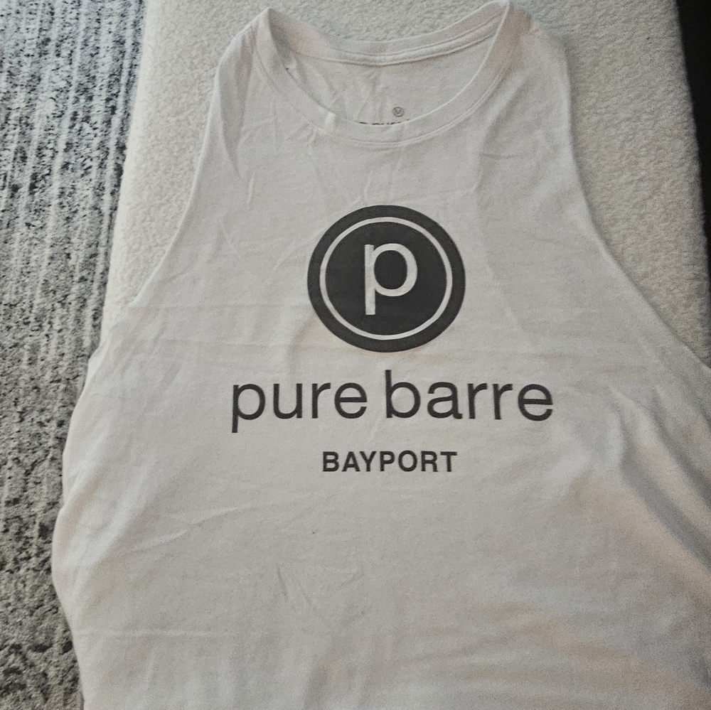 Pure Barre White Tank Top